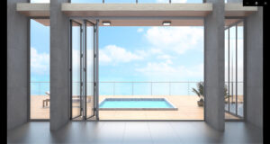 Folding Door 3D Animation ASSA ABLOY